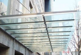 国顺东路提供钢结构玻璃雨棚制作轻盈典雅